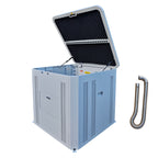 Generator Box, Generator Quiet Box Interior Space: 39.4" x 35" x 35.5", with Ventilation, Heat Dissipation and Impact Resistance - Patented Design