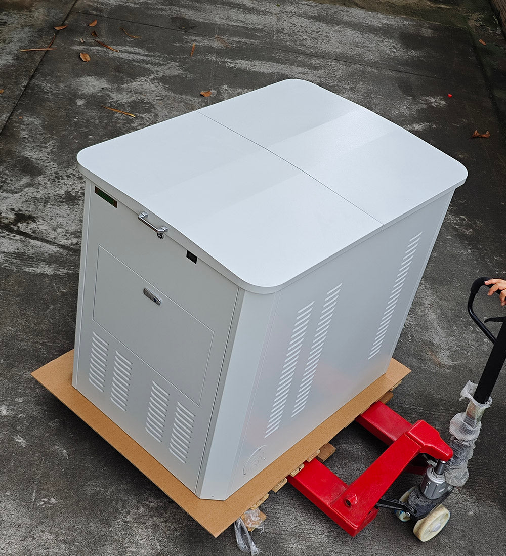 Generator Box, Generator Quiet Box Interior Space: 43" x 34" x 40", with Ventilation,Suitable for installing generators within 16,000 watts.， Heat Dissipation and Impact Resistance - Patented Design