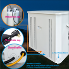 Generator Box, Generator Quiet Box Interior Space: 39.4" x 35" x 35.5", with Ventilation, Heat Dissipation and Impact Resistance - Patented Design