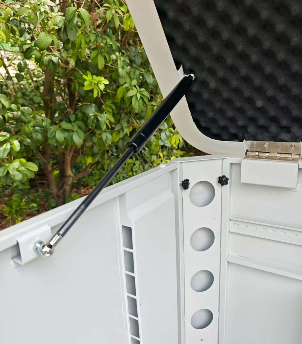 Generator Box, Generator Quiet Box Interior Space: 39.4" x 35" x 35.5", with Ventilation, Heat Dissipation and Impact Resistance - Patented Design