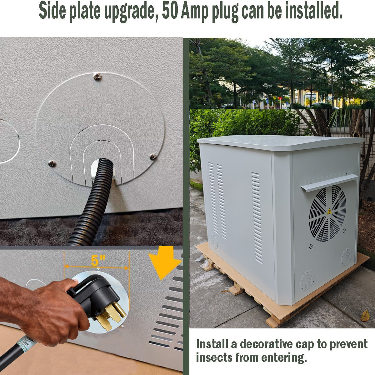 Generator Box, Generator Quiet Box Interior Space: 43" x 34" x 40", with Ventilation,It is a special box for DuroMax XP1600 generator.Suitable for installing generators within 16,000 watts.