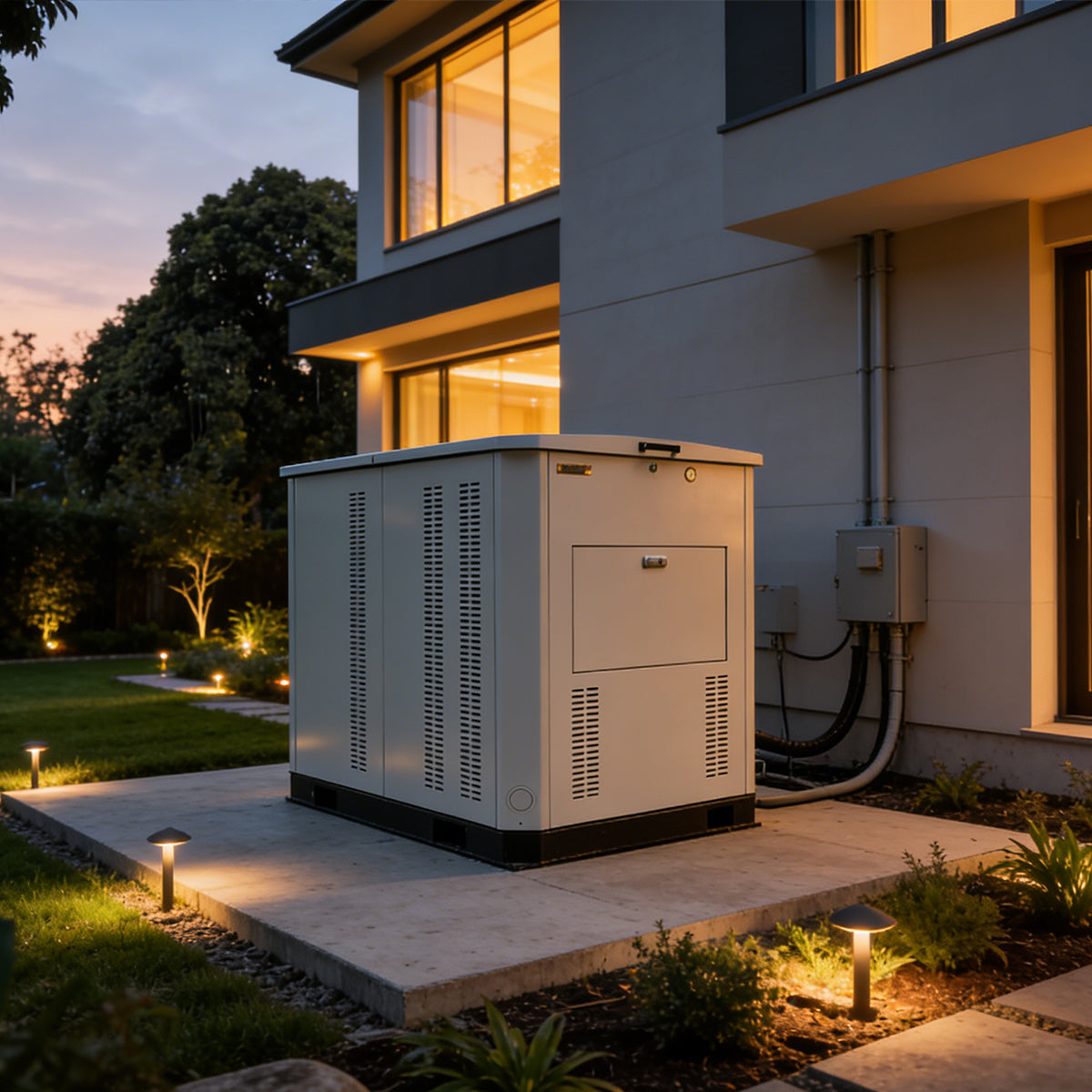 Internal space of generator cabinet and generator static speaker: 45" x 35" x 41 ",with ventilation, suitable for DuroMax XP1600 generator special box. Suitable for installing 16000 watt generator.