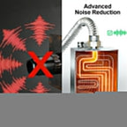 Generator muffler, generator exhaust connection, generator exhaust