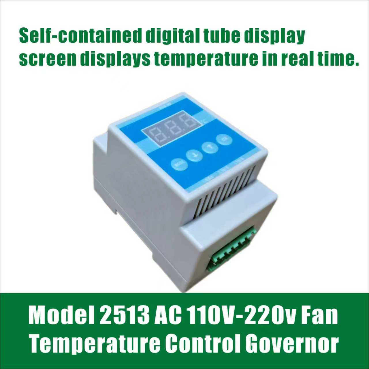 Gongkar AC 110V/220V fan temperature control speed controller