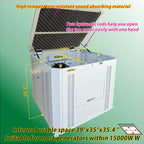 Generator Box, Generator Quiet Box Interior Space: 39.4" x 35" x 35.5", with Ventilation, Heat Dissipation and Impact Resistance - Patented Design