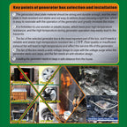 Generator Box, Interior Space: 39.4" x 35" x 35.5"